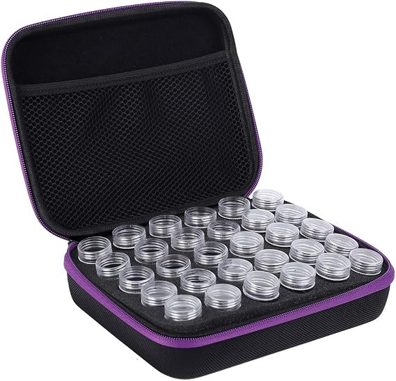 Joyzan Diamond Painting Storage Containers, 30 Slots Portable Bead Art Kit
