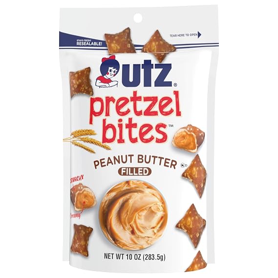 Utz, Pretzels Peanut Butter Pretzel Bites, 10 Ounce