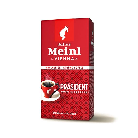 Julius Meinl President Medium Roast Ground Coffee 500gr/17.6 oz