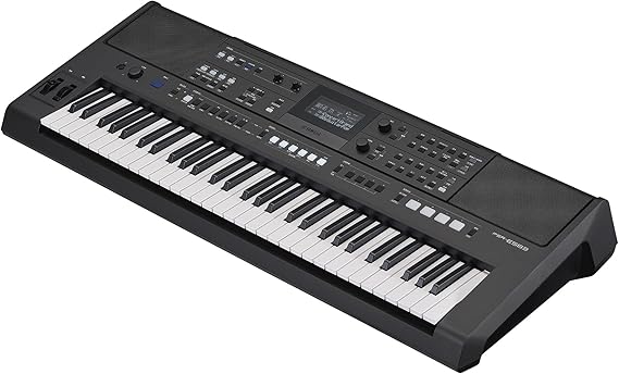 YAMAHA PSR-E583 Keyboard – Modern Performance Keyboard Highly Expressive with 61 Touch-Sensitive Keys, 890 Voices, 345 Styles, Modulation Wheel and High-Output Speakers – Black