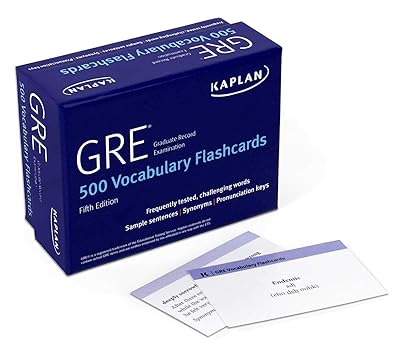 GRE Vocabulary Flashcards  Online Access to Review Your Cards, a Practice Test, and Video Tutorials Kaplan Test Prep Fifth Edition
