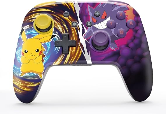 PowerA Enhanced Wireless Controller for Nintendo Switch - Pikachu vs. Gengar, Nintendo Switch - OLED Model, Nintendo Switch Lite, Gamepad, game controller, Bluetooth controller