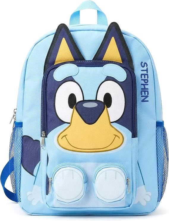 DIBSIES Personalized Character Backpack created using Bluey Backpack