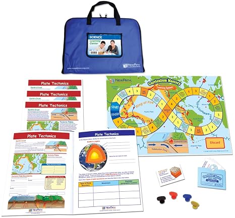 NewPath Learning Plate Tectonics Learning Center Game - Grades 6-9