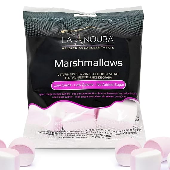 La Nouba Sugar Free Marshmallows, Gluten Free, 2.7 oz Each (1 Pack)