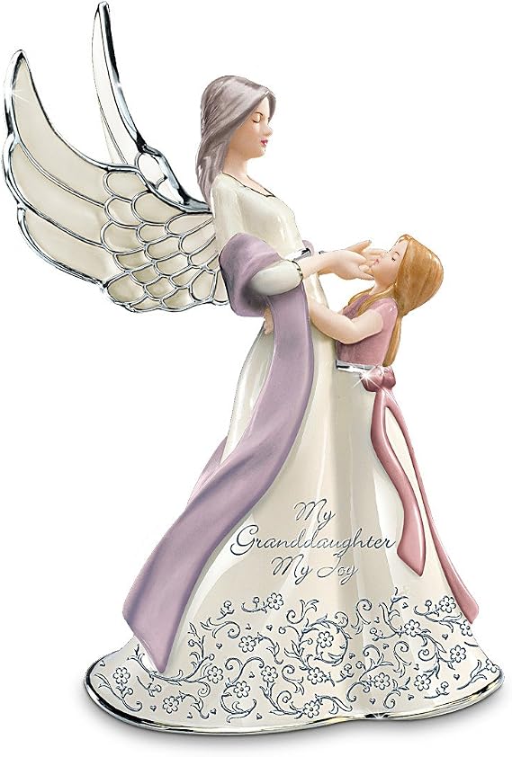The Bradford Exchange My Granddaughter, My Joy Musical Angel Figurine