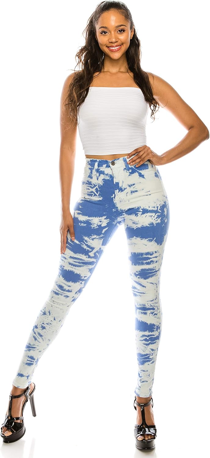 Aphrodite High Waisted Jeans for Women - High Rise Waist Stretch Skinny Slim Fit Basic Denim Pants