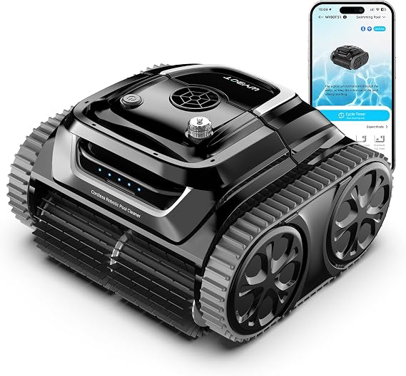 WYBOT S1SE Cordless Robotic Pool Vacuum for Inground Pools, App Control
