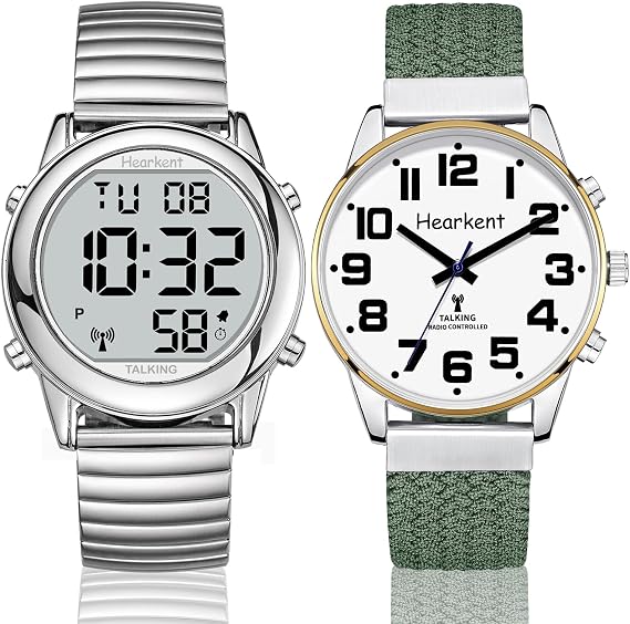 Talking Watch for Blind and Visually Impaired Bundle 2117M & 2309M