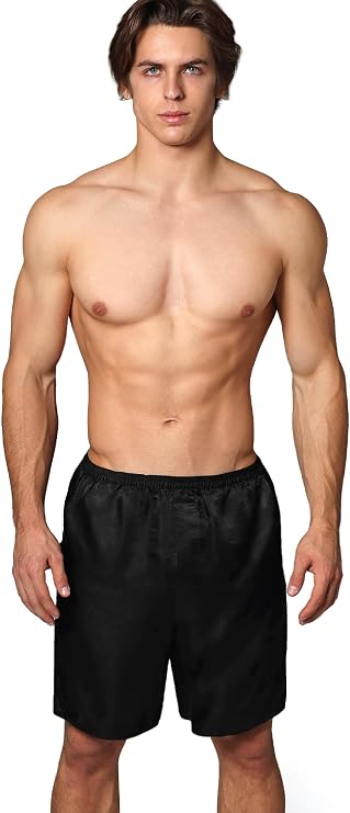 Luxury Artisan Silk Boxer Shorts For Men, 27mm Washable Natural Silk