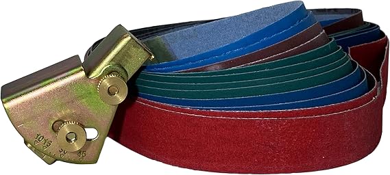 Knife Sharpening Angle Guide with Grit Belts Combo Pack