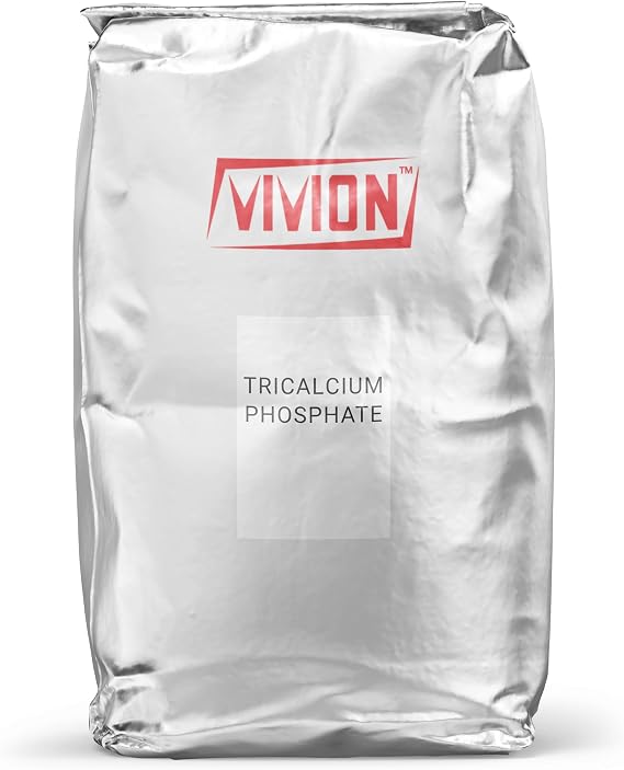 Tricalcium Phosphate Powder - Bulk 50 lb - NF Grade Anti Caking Flow Agent Nutritional Food Additive - Mineral for Food & Industry