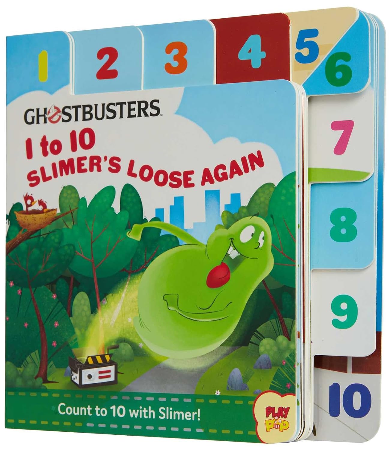 Ghostbusters: 1 to 10 Slimers Loose Again PlayPop Board book – February 4, 2020