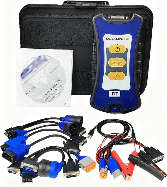 NEXIQ USB-Link 3 Truck Diagnostic Tool for Nexiq USB Link 3 Wired Edition with Repair Information Diesel Universal Truck Excavator Diagnostic Scanner Tool