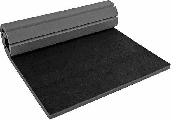 Indoor Gymnastics Tracks Exercise Mat Roll Out - Grippy Carpet Top Sturdy Foam for Gymnastics Cheerleading Wrestling MMA Tumbling Fitness Home Use with Home Cheer Carpet Top Mats Roll Design
