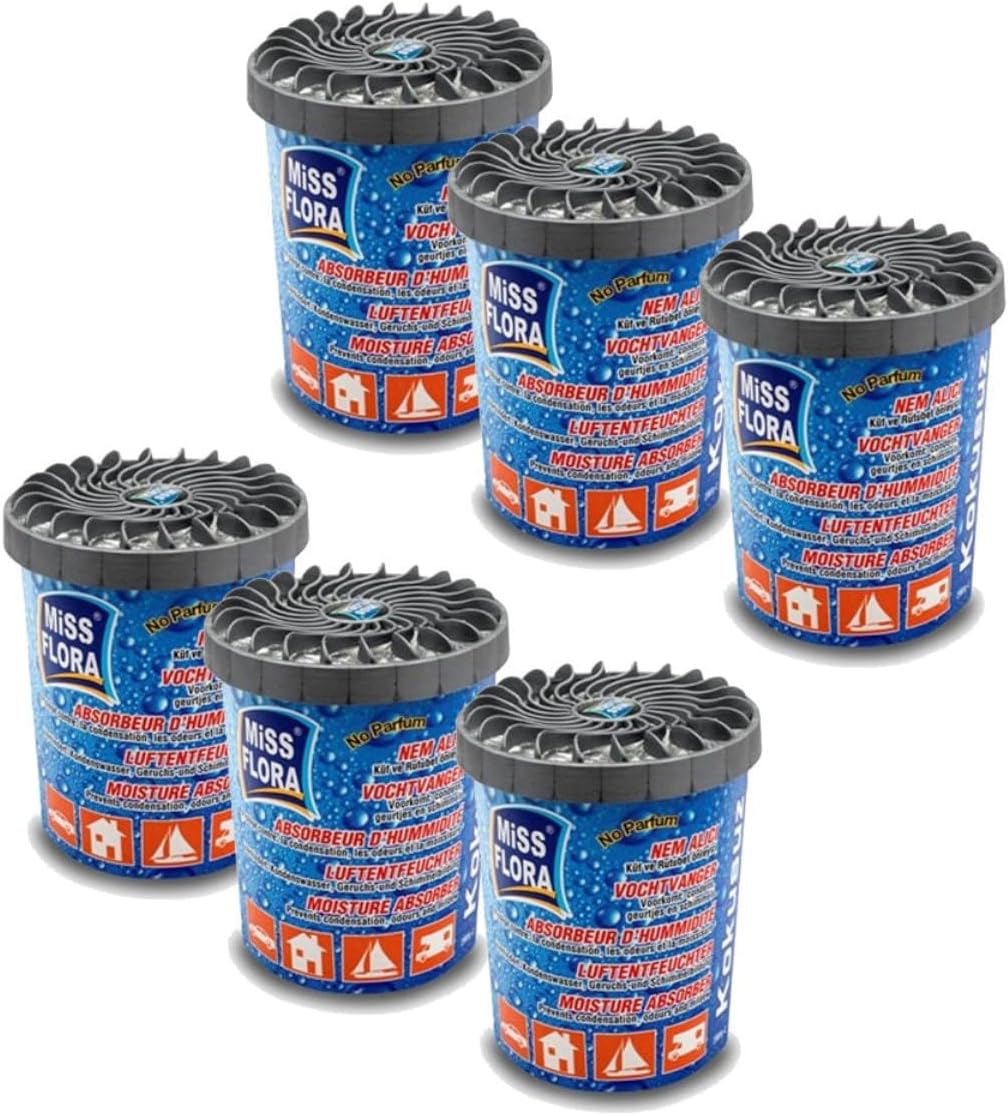 Miss Flora Dehumidifier 200 G 6 Pack