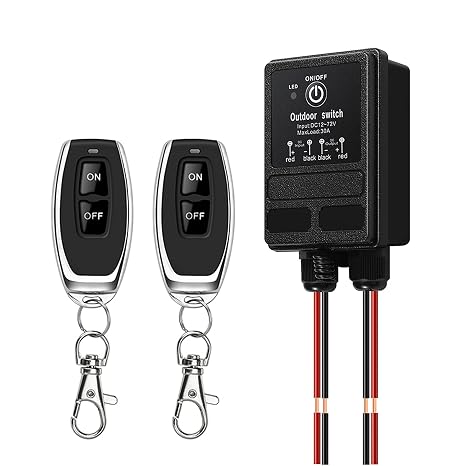 Remote Control Switch 12 V 30 A Relay