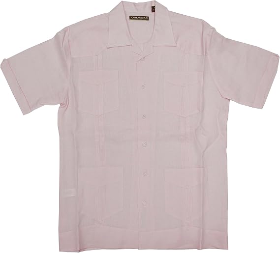 Cubavera Four Pockets 100% Linen Guayabera Shirt