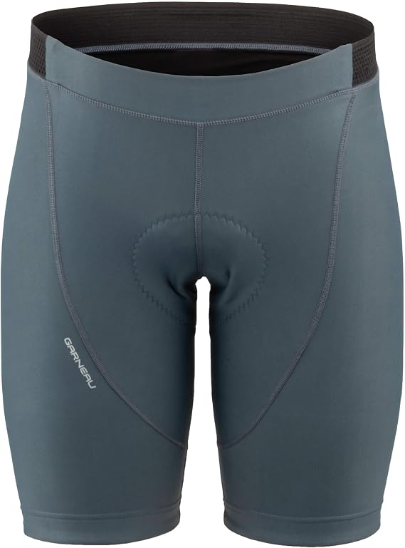 Garneau Fit Sensor 3 Padded Bike Shorts for Men, 9" Cycling Shorts, Enhanced Comfort for 2+ Hour Rides