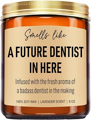 Funny Future Dentist Candle, Dental Hygienist Graduation Gifts, Dental Hygiene, Dental Office Decor, Dentist Gifts for Women, Men, Coworkers, School Students, Dentists Appreciation Presents