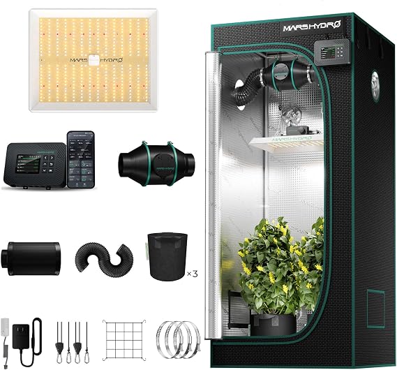 MARS HYDRO 3x3 Smart Grow Tent Kit with TS1000 with iControl Controller