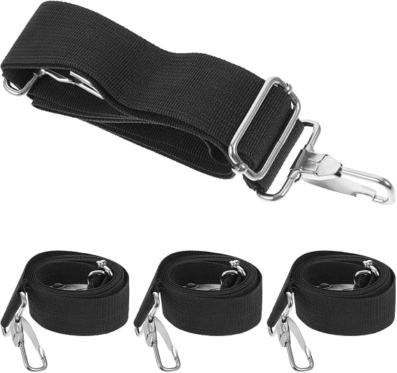 ERINGOGO 4pcs Snare Drum Strap Marching Snare Drum Belt Adjustable Drum Shoulder Sling Iv Kit Mylar Suspenders for Tool Belt Musical Instrument Accessory Metal Polyester Instrument Belt