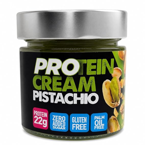 Alma Gourmet Italian Pistachio Protein Cream Spread, Gluten Free, 7.05 oz