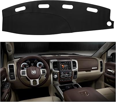 BDFHYK Dashboard Dash Cover PU Dash Mat Compatible with Dodge Ram 1500 2500 3500 1998-2001