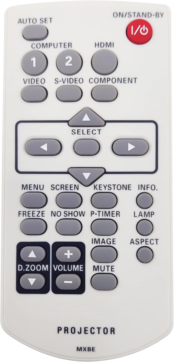 MXBE Projector Remote Control Replacement