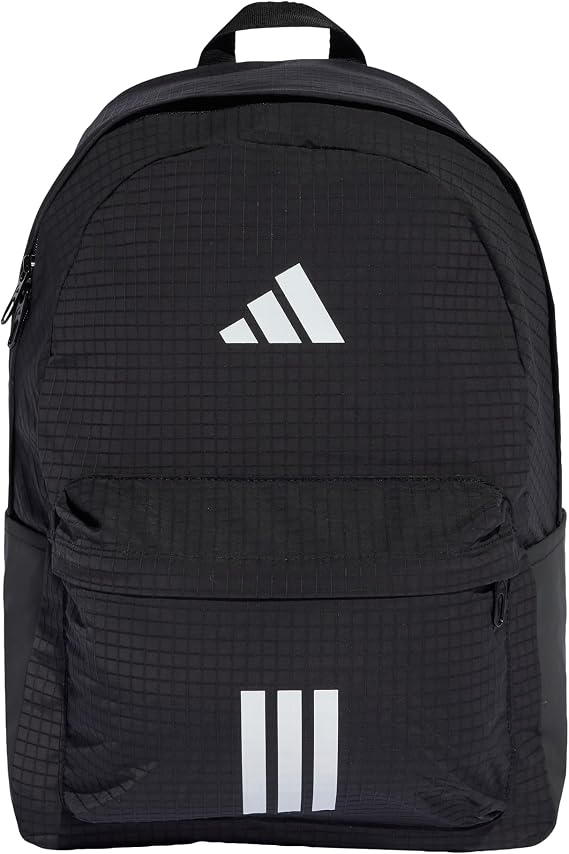 adidas Unisex Essentials 3 Stripes Back To School 2 Backpack, black/white, One size
