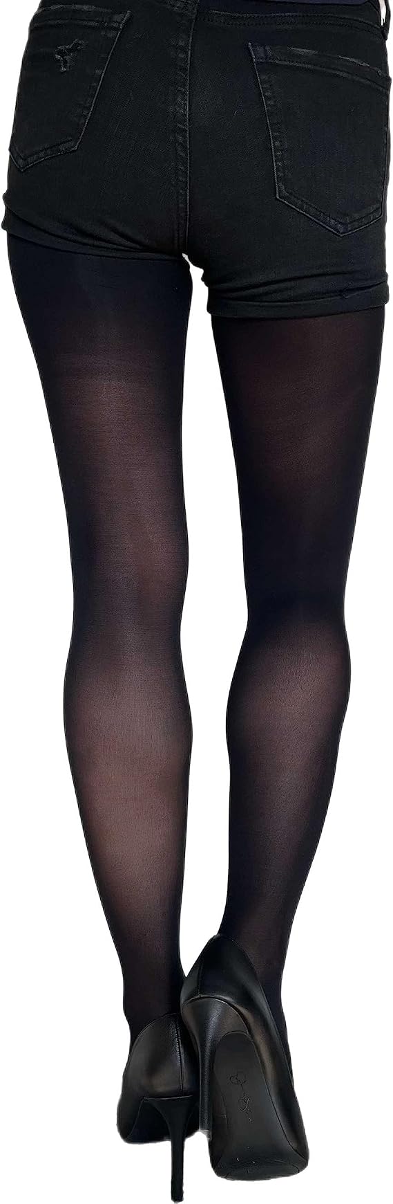 Solid Opaque Tights Plus Size For Women...