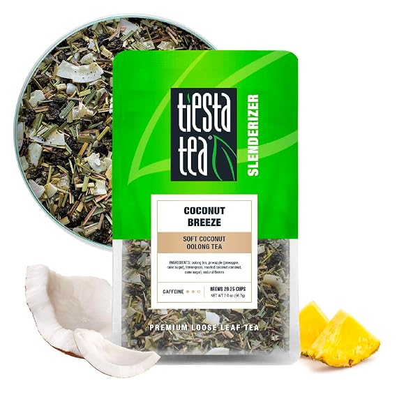 Tiesta Tea - Coconut Breeze, Loose Leaf, Soft Coconut Oolong Tea