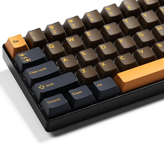 GMKWTL XVX Double Shot PBT Keycaps Set 216 Keys, Cherry Profile Custom Keyboard Keycaps, Jade Translucent Key caps Compatible with 61/64/68/84/87/100/104/108 ANSI and ISO Layout Mechanical Keyboard