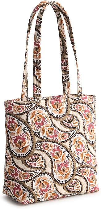 Vera Bradley Premium Cotton Small Original Zip Tote Bag