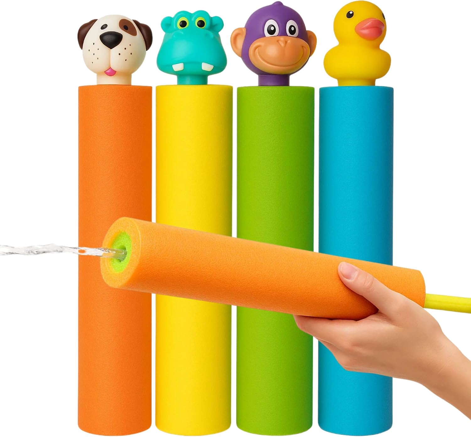Water Squirter for Kids, Water Guns for Kids, Pool Squirt Water Blaster, 4 Pack 8 Pack Beach Essentials, Pool Deals, Beach Toys Ages 4-8, Summer Toddler Games
