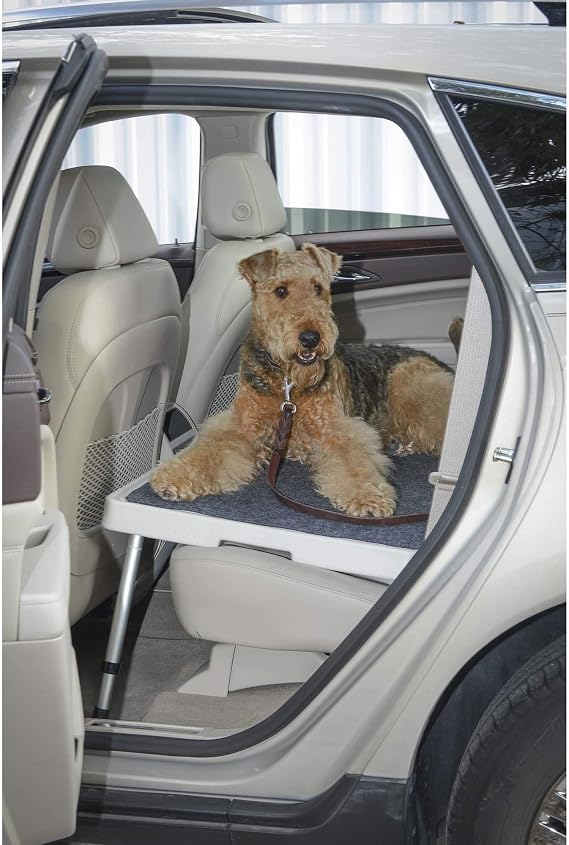 Car-DEK Seat Shelf with Non Sliding Carpet for Pets