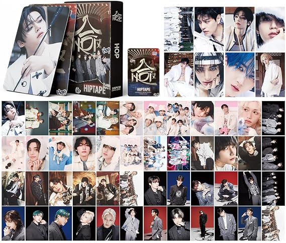 Stray Kids Lomo Cards, 55pcs Stray Kids Photocards, SKZ Photocards, Must-Have for Fans