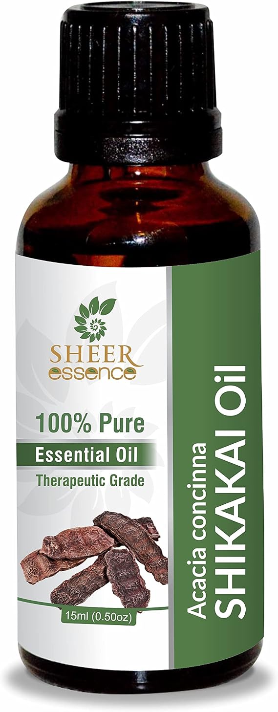 Shikakai Oil -(Acacia Concinna)- 100% Pure Natural Undiluted Uncut Therapeutic Grade Oil 0.16 Fl.OZ