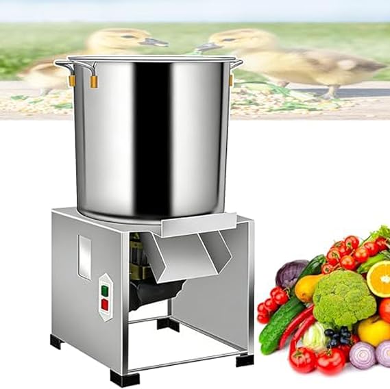 1800W Multi-Function Poultry Feed Cutter & Food Chopper - Powerful Electric Machine for Grinding Chicken Feed,Slicing Vegetables,Processing Garden Herbs & Chopping Hay/Silage for Rabbits