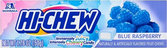 Hi-Chew Fruity Chewy Candy 50g | Blue Raspberry Flavoured (5)