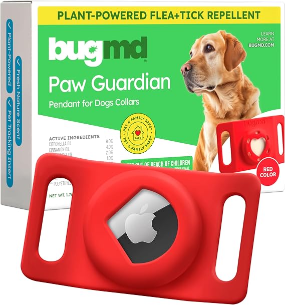 BugMD Paw Guardian Flea and Tick Prevention Pendant for Dogs