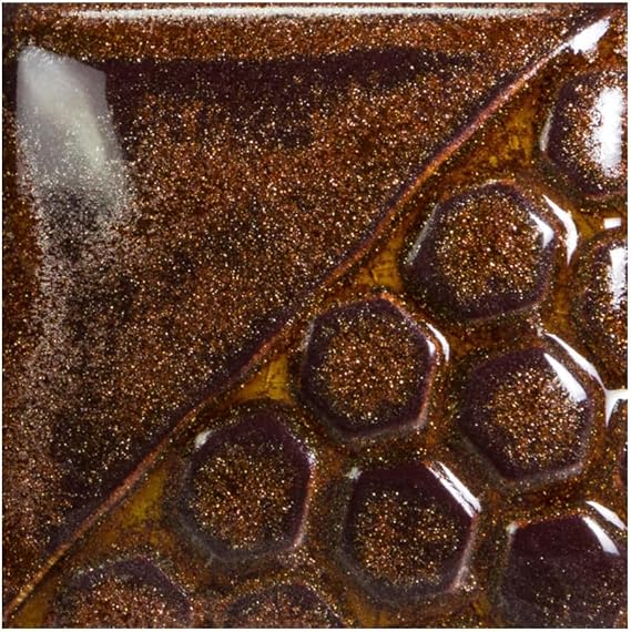 Mayco Elements Glaze, EL-121 Copper Adventurine, Opaque, Pint