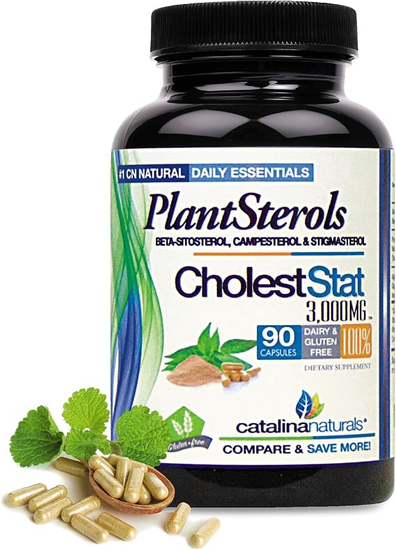Triple Strenght Formula - Cholest-Stat - Phytosterol Complex - 3000mg Maximum Strength - 90 Count