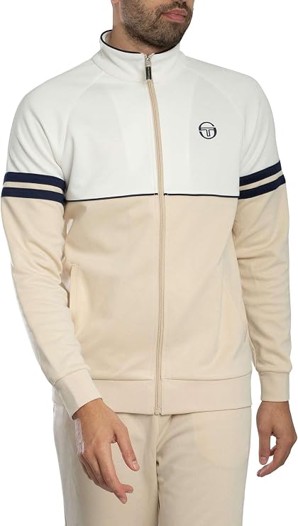 Sergio Tacchini Orion Track Top Jacket Gardenia/Sandshell/Maritime Blue