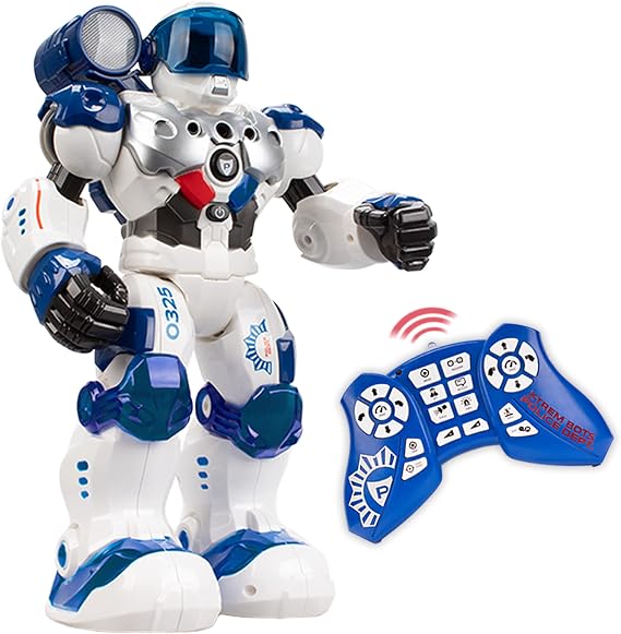 Xtrem Bots - Patrol Police Robot Toy Police | Toy Robots | Kids Robot | Toys For 5 Year Old Boys And Girls | Coding And Remote Control