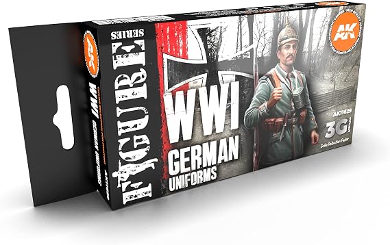 AK Interactive 3G WWI German Uniform - Plastic Modelling Paints & Accessories, Item # AK-11629