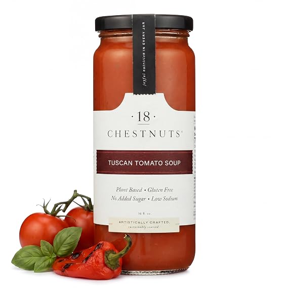 18 Chestnuts, Soup Tuscan Tomato, 16 Ounce