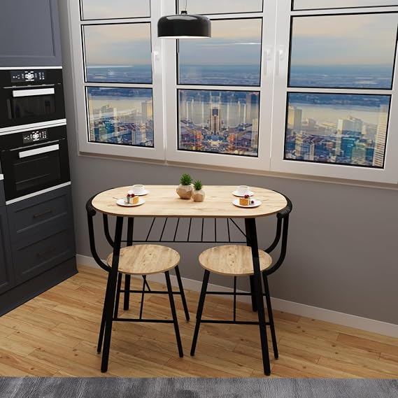 2 Seater Table Set Kitchen Table Chair Set Pine 1100
