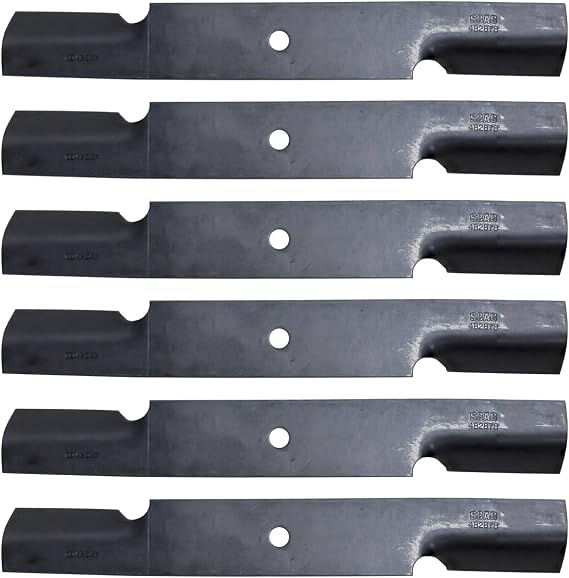 Scag 6PK Genuine OEM 18" Cutter Blades 482878 for 52" Deck Compatible with 481707, 48108, 482462, 481711, 48185, A48108, A48185 Fits Tiger Cub, Turf Tiger, Wildcat