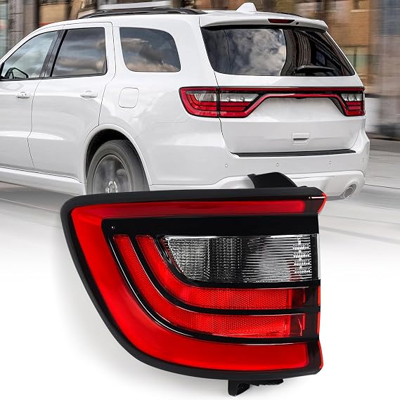 FIONE LH Outer Tail Lights Compatible with Dodge Durango 2014-2022 Rear Tail Light Brake Lamp Assembly Left Driver Side 68155949AD 68272127AA